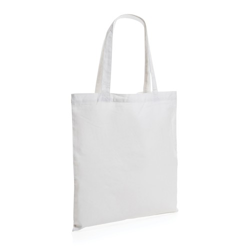 white Tote de algodón reciclado 145gr Impact AWARE ™