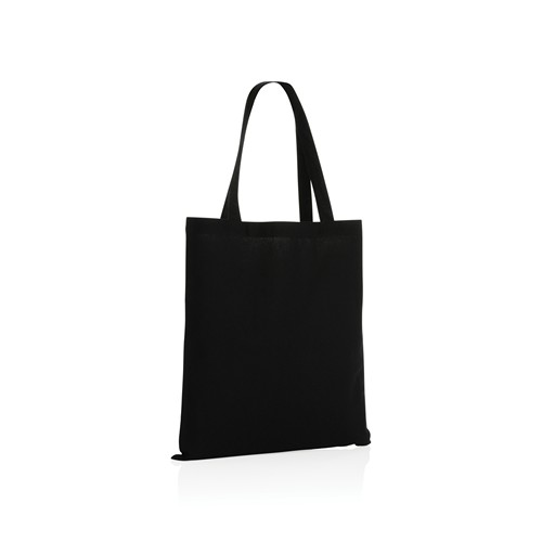 black Tote de algodón reciclado 145gr Impact AWARE ™