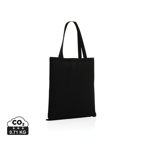 black Tote de algodón reciclado 145gr Impact AWARE ™