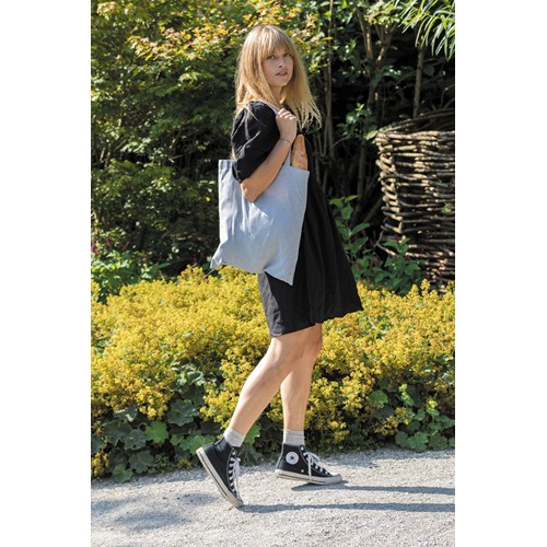 gray Tote de algodón reciclado 145gr Impact AWARE ™