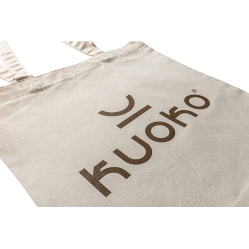 de blanco Tote de algodón reciclado 145gr Impact AWARE ™