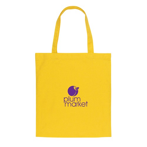 yellow Tote de algodón reciclado 145gr Impact AWARE ™
