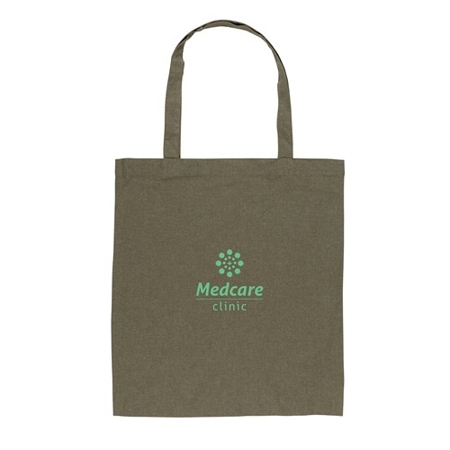 green Tote de algodón reciclado 145gr Impact AWARE ™