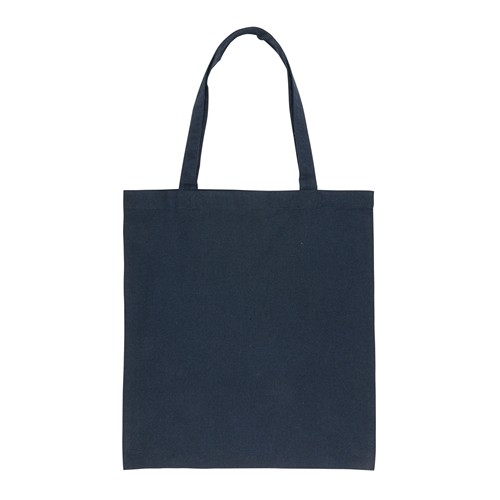 azul marino Tote de algodón reciclado 145gr Impact AWARE ™
