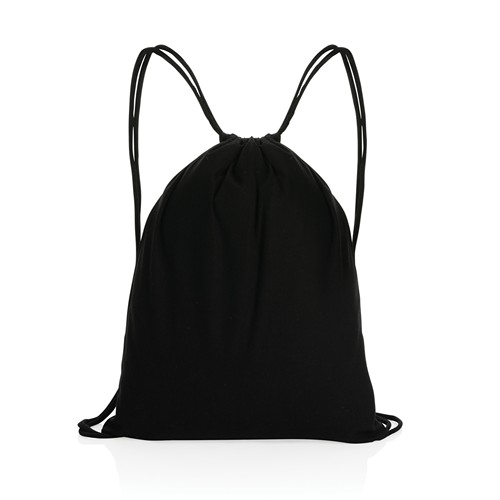 black Mochila de algodón reciclado 145gr Impact AWARE™