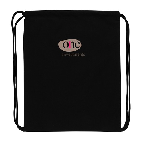 black Mochila de algodón reciclado 145gr Impact AWARE™