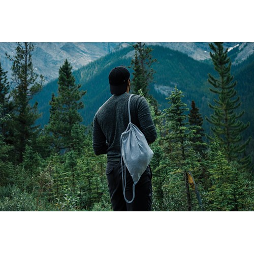 gray Mochila de algodón reciclado 145gr Impact AWARE™