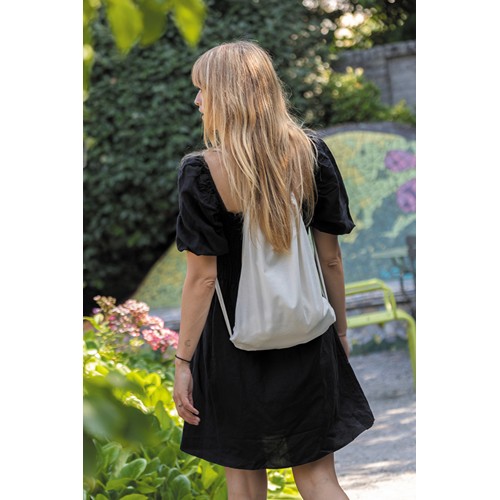 de blanco Mochila de algodón reciclado 145gr Impact AWARE™