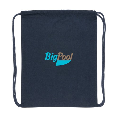 azul marino Mochila de algodón reciclado 145gr Impact AWARE™