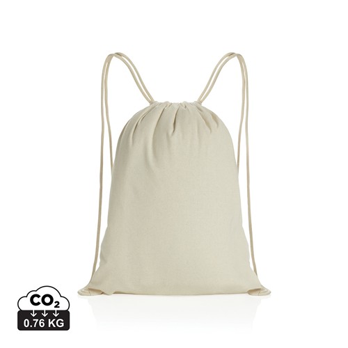 de blanco Mochila de algodón reciclado 145gr Impact AWARE™