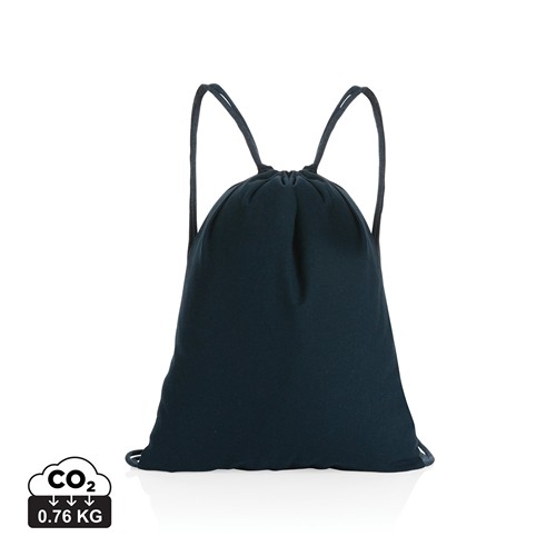 azul marino Mochila de algodón reciclado 145gr Impact AWARE™