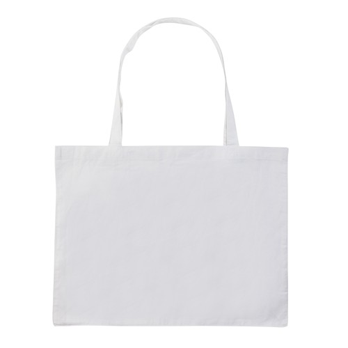 white Bolsa de compra de algodón reciclado 145gr Impact AWARE™