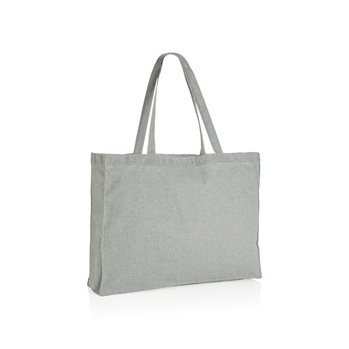 gray Bolsa de compra de algodón reciclado 145gr Impact AWARE™