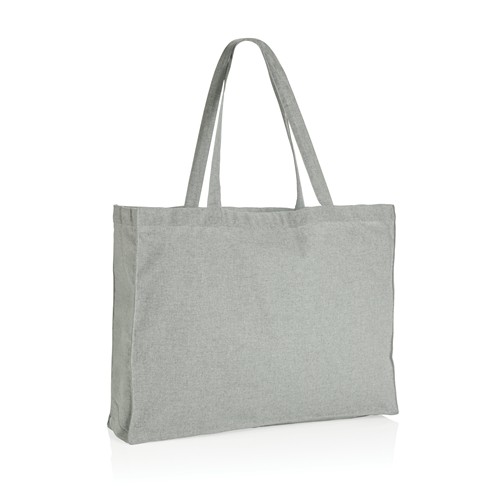 gray Bolsa de compra de algodón reciclado 145gr Impact AWARE™