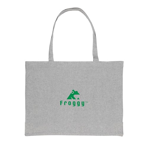 gray Bolsa de compra de algodón reciclado 145gr Impact AWARE™