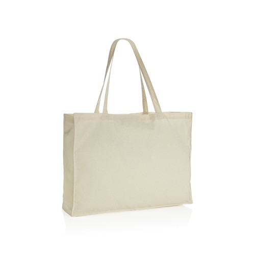 de blanco Bolsa de compra de algodón reciclado 145gr Impact AWARE™