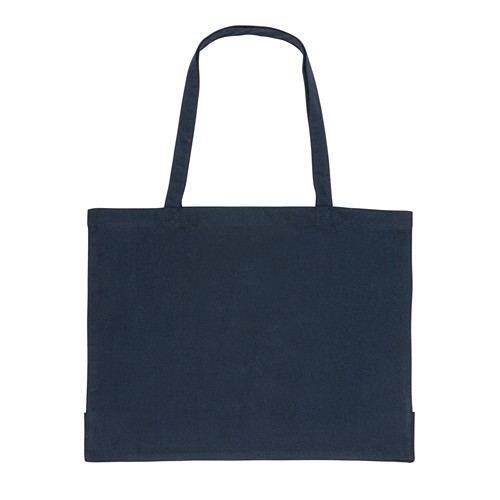 azul marino Bolsa de compra de algodón reciclado 145gr Impact AWARE™