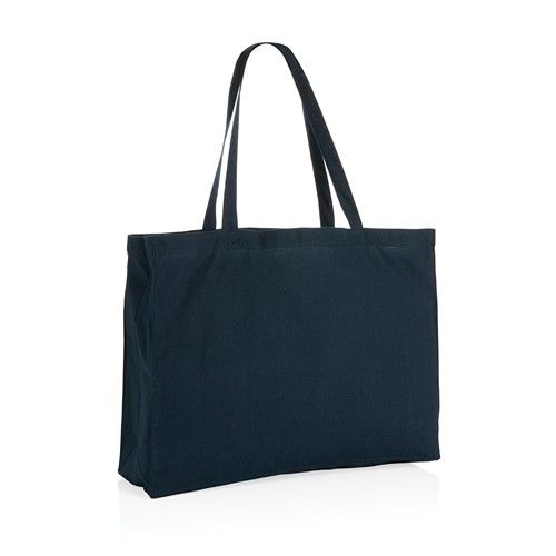 azul marino Bolsa de compra de algodón reciclado 145gr Impact AWARE™