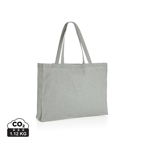 gray Bolsa de compra de algodón reciclado 145gr Impact AWARE™