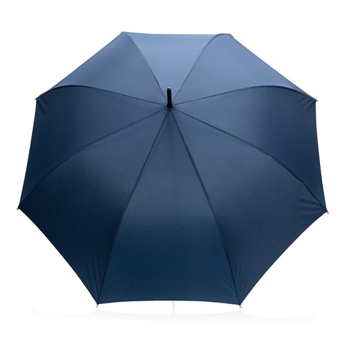 azul marino Paraguas automático RPET 190T de bambú Impact AWARE ™