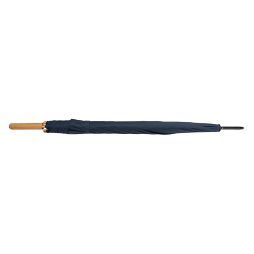 azul marino Paraguas automático RPET 190T de bambú Impact AWARE ™