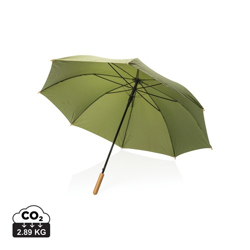 Paraguas automático RPET 190T de bambú Impact AWARE ™