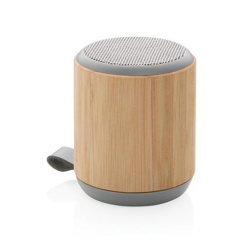 Enceinte sans fil 3W en bambou et tissu - 2