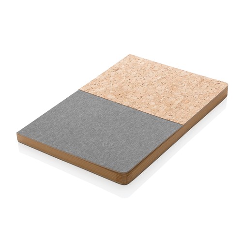 Carnet A5 à couverture en kraft et en liège - 3
