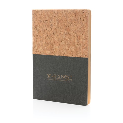 Carnet A5 à couverture en kraft et en liège - 6