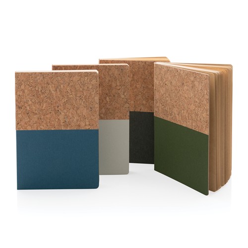 Carnet A5 à couverture en kraft et en liège - 7