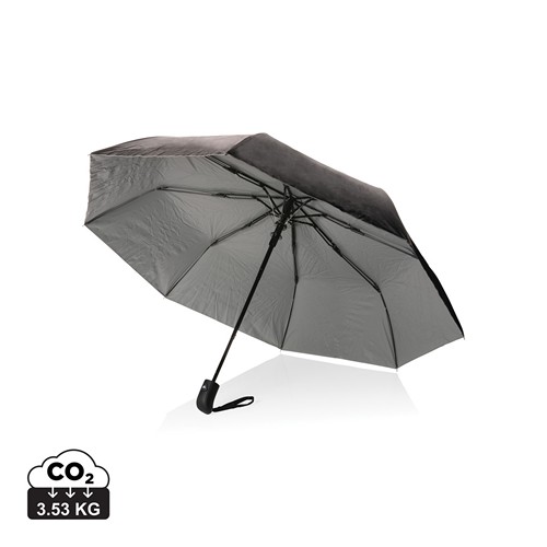 Mini parapluie 21" en rPET 190T bi couleur Impact AWARE™ - 1