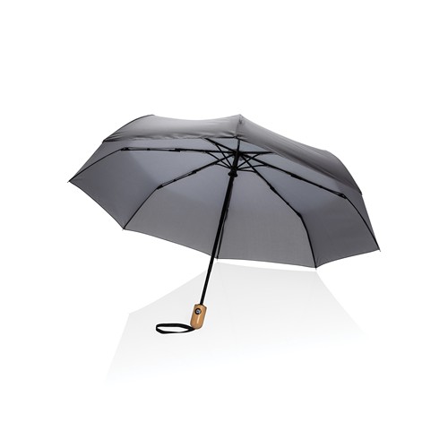 Parapluie 21" automatique rPET 190T et bambou Impact AWARE™ - 2