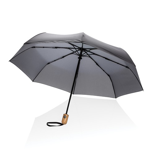 Parapluie 21" automatique rPET 190T et bambou Impact AWARE™ - 8