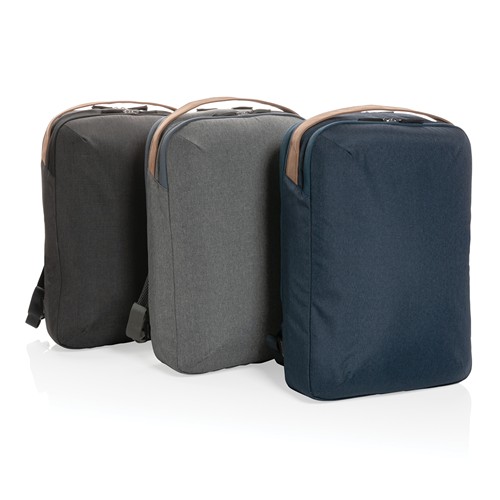 azul marino Mochila de ordenador Impact AWARE ™ 300D two tone