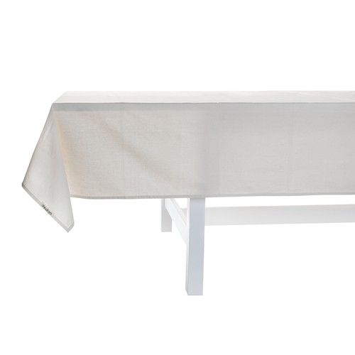 de blanco Mantel de algodón Ukiyo Aware ™ 180gr 250x140cm