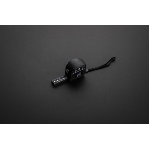 black Flexómetro Gear X de 5M con láser de 30M