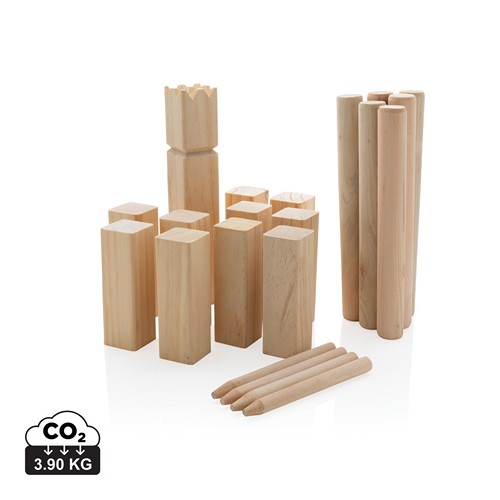 Jeu de Kubb en bois - 1