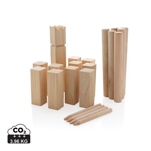 Jeu de Kubb en bois - 1