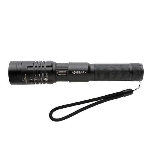Linterna recargable Gear X USB