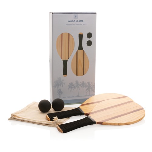 Set de raquettes frescobol en bois - 7