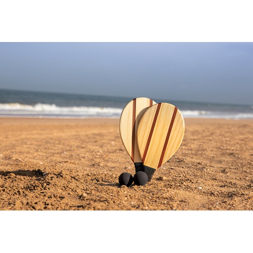 Set de raquettes frescobol en bois - 6