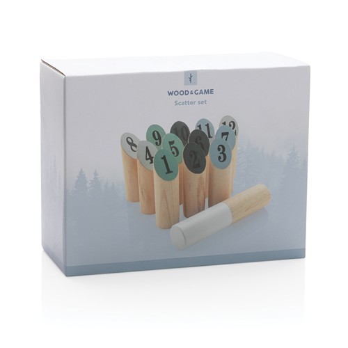 Jeu de quilles scandinaves en bois - 9