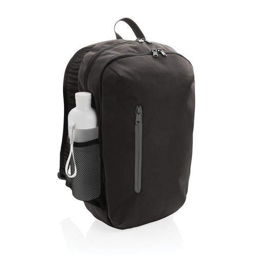black Mochila casual Impact AWARE™ 300D RPET
