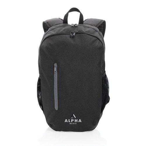 black Mochila casual Impact AWARE™ 300D RPET