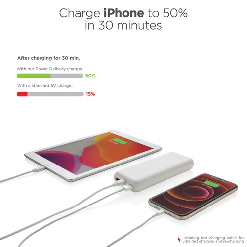 Powerbank 20.000 mAh 18W Pd Urban Vitamin Pasadena - 5