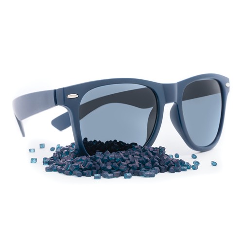 azul marino Gafas de sol de plástico reciclado GRS