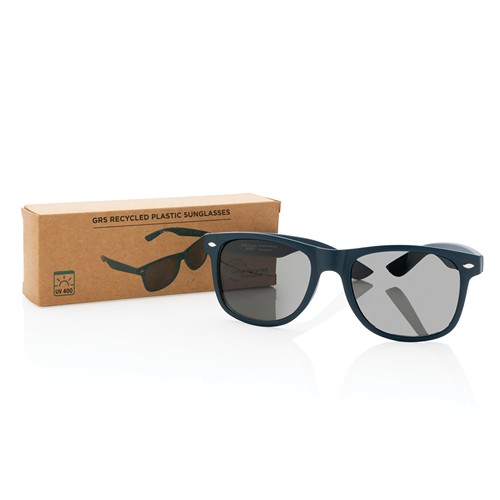 azul marino Gafas de sol de plástico reciclado GRS