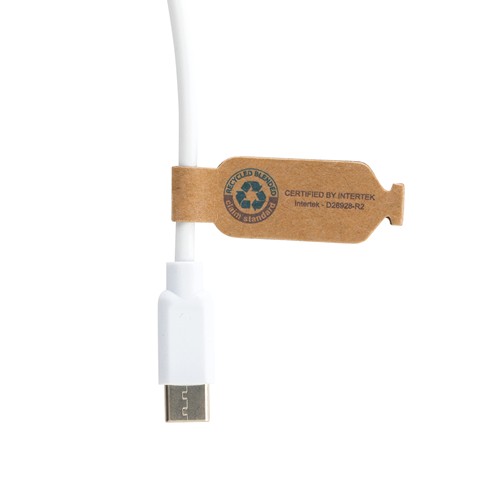 white Cable Ontario 6 en 1 de plástico reciclado RCS
