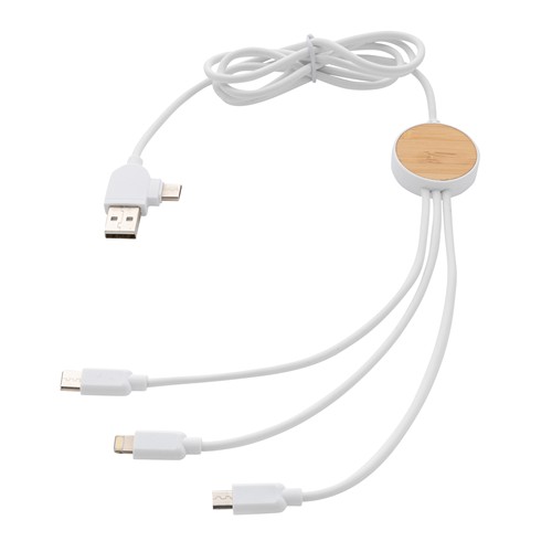 white Cable Ontario 6 en 1 de plástico reciclado RCS