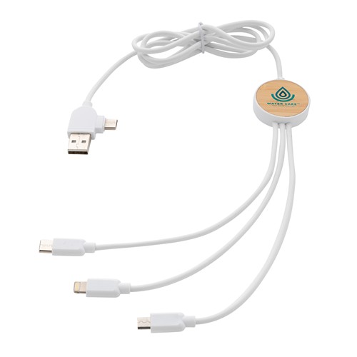 white Cable Ontario 6 en 1 de plástico reciclado RCS